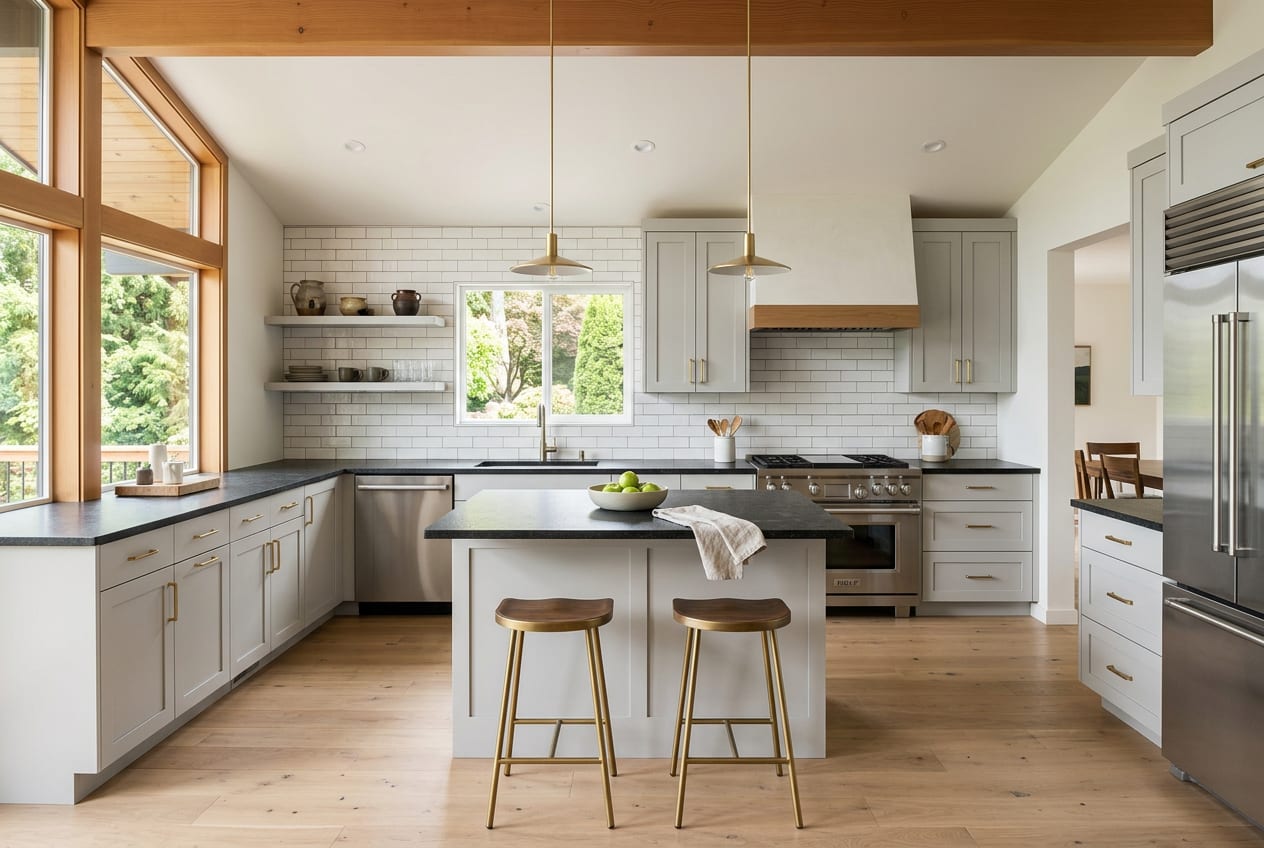 Delgado Kitchen Remodeling LLC, kitchen remodeling in Bellevue, completed project 1